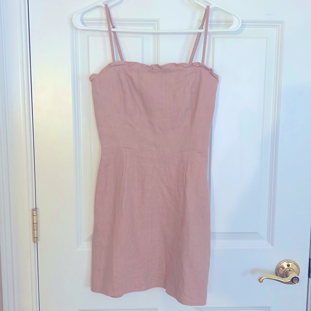 Reformation short pink dress